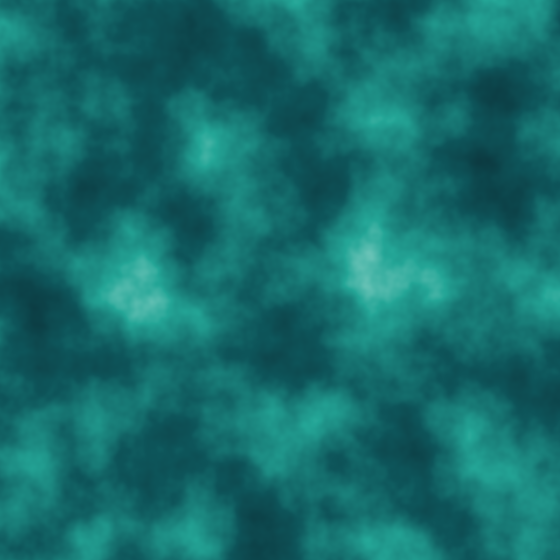 Five octave Perlin fractional Brownian motion field